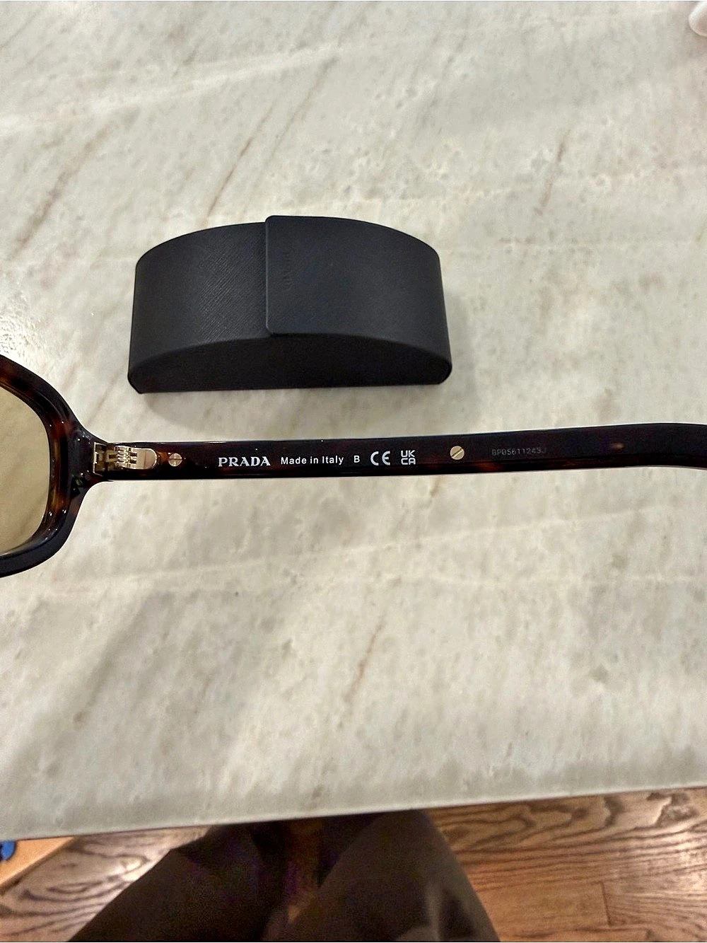 Prada PR D06S Root Tortoise Sunglasses Tortoiseshell Eyeglasses in Brown One - Picture 3 of 5